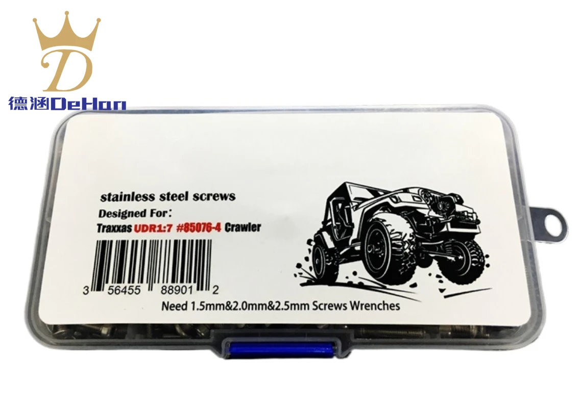 

UDR RC винты металлические винты из нержавеющей стали комплект для UDR 1/7 короткий грузовик внедорожный гусеничный RC автозапчасти