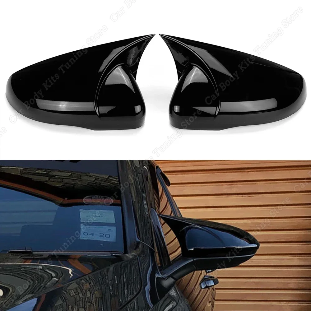 2pcs M4 Mirror Caps for VW Golf 7 7.5 MK7 7.5 Facelift TSI TDI GTI R GTD Base 2013-2020 RearView Mirror Cover Case GlossTuning