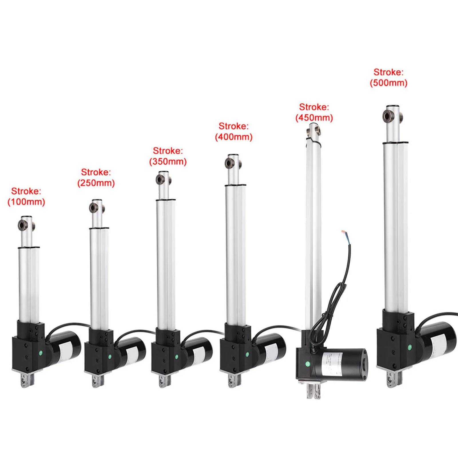 12V Linear Actuator 6000N Maximum Lift Stroke Electric Motor for Auto Car 12 Volt Linear Actuator Heavy Duty Linear Actuator