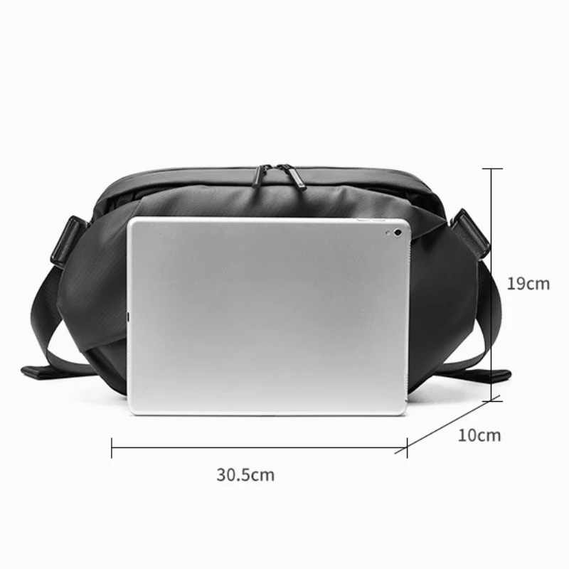 Chikage Casual Small Crossbody Bag Men's Fashion Trend Multi-function Waist Pack High Quality Large Capacity Shoulder Bag