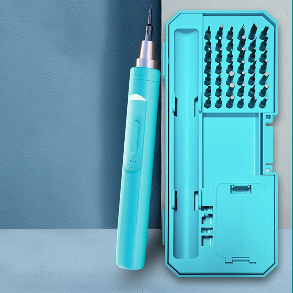 

Набор электрических отверток 42 в 1, эргономичная ручка, магнитная шестигранная бита с крестообразным шлицем, портативный набор электроинструментов для ремонта часов телефона