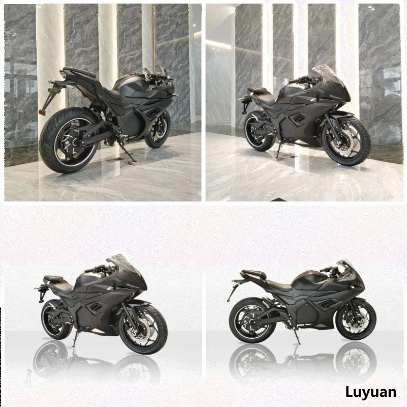 Long Range 72V60-120Ah Lithium 3000W-10000W Large Hub Power Cruiser Electric Motorcycle