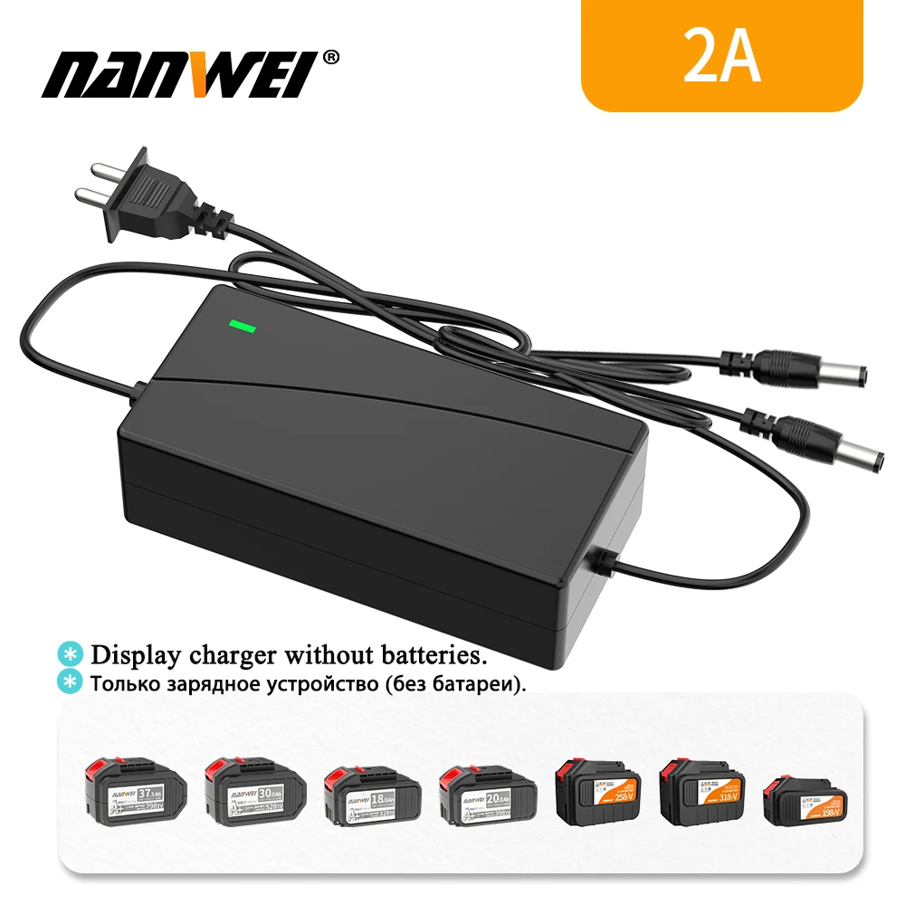 NANWEI Battery Charge Electric Drill Battery Charger Electric Screwdriver Battery For Electric Power Tools