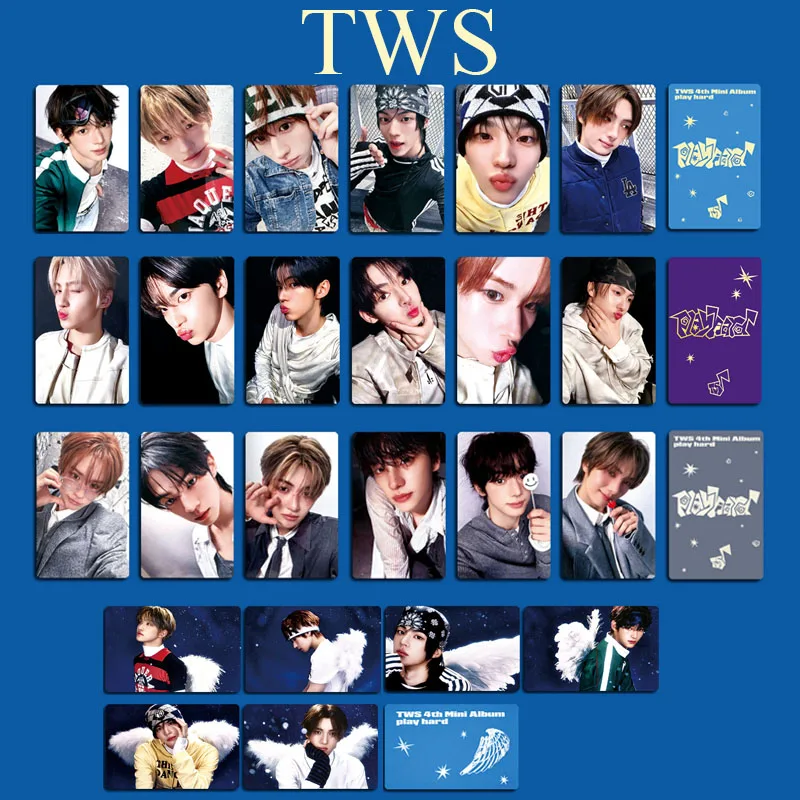 

6/24 шт./компл. Kpop TWS PLAY жесткий альбом селфи ломо карты SHINYU DOHOON YOUNGJAE HANJIN фотокарточки JIHOON KYUNGMIN коллекция фанатов