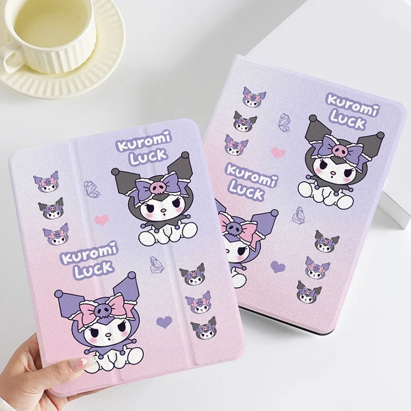 

Cartoon Kuromi Case for iPad 10th Generation 10.9 Inch Case For Ipad Pro 11in Air4 5 Mini6 8.3in 9th 8th 7th 10.2in Tablet Cover
