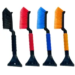 2 in 1 Car Snow Brush and Ice Scraper Car Scraper Snow Brush Ergonomic Foam Grip Window Ice Scraper Snow Cleaner For Car SUV