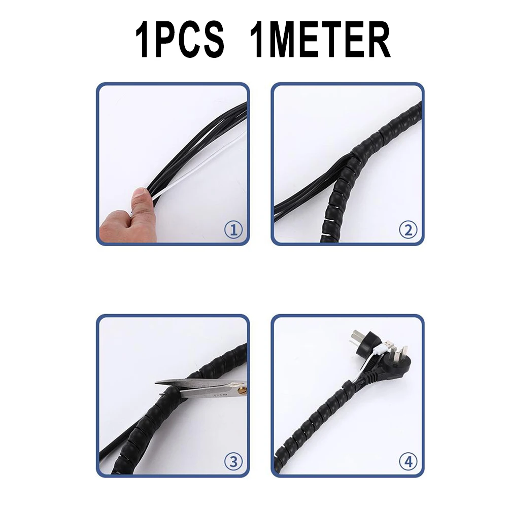 Защита для обмотки шланга Гидравлический шланг Обертка для шланга Кабели Защита Гидравлическая идентификация Грязный протектор Спиральный провод Тяжелый