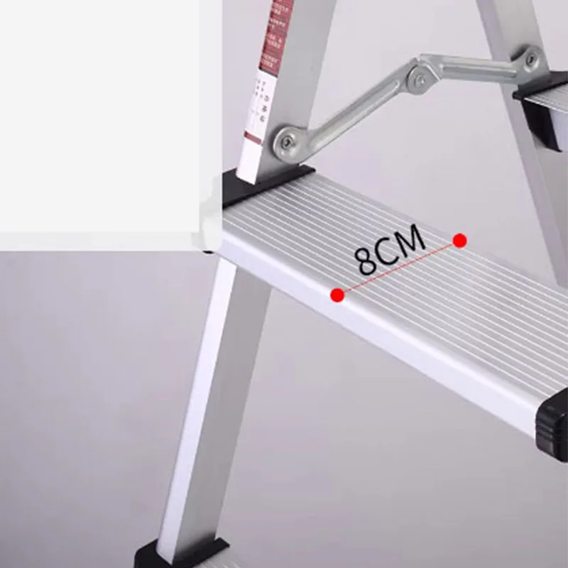 

Алюминиевая двухсторонняя лестница, бытовая складная зигзагообразная лестница, утолщенная портативная двухсторонняя лестница для дома