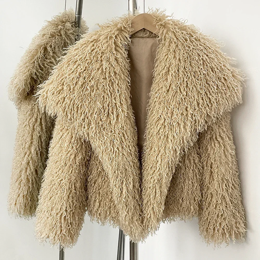Fur Coat Eco-friendly Faux Fur Coats Novelties in Coats & Jackets High Quality Women's Clothing Fashion Winter Woman 2025 Luxury