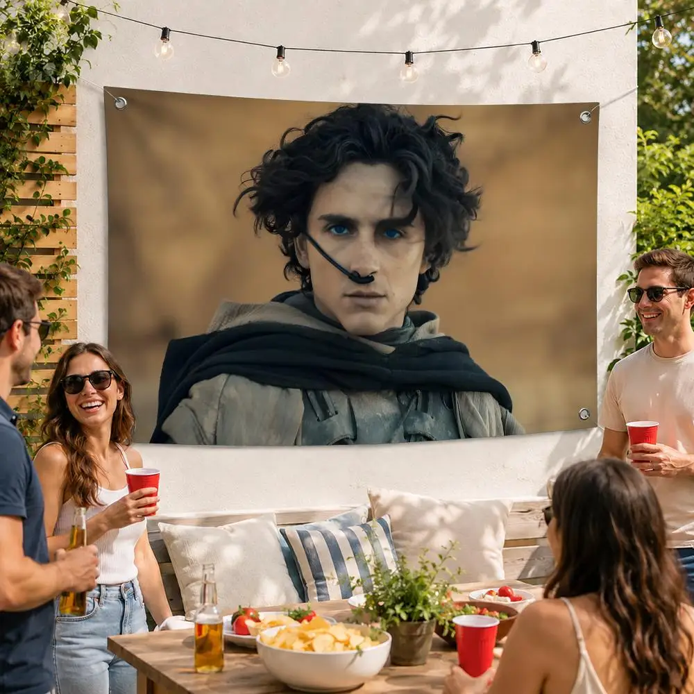 Science Fiction Movie D-Dune Flags For Outdoor Party Home Living Room Bar Bedroom Decoration Soft Durable Tapestry Skin-friendly