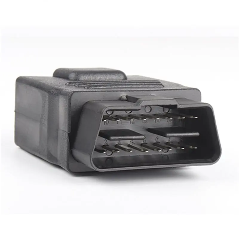 2X Male To Female 16Pin Plug Suitable For ELM327 OBD2 Car Tester Adapter OBD 2 Socket Car Extension Plug