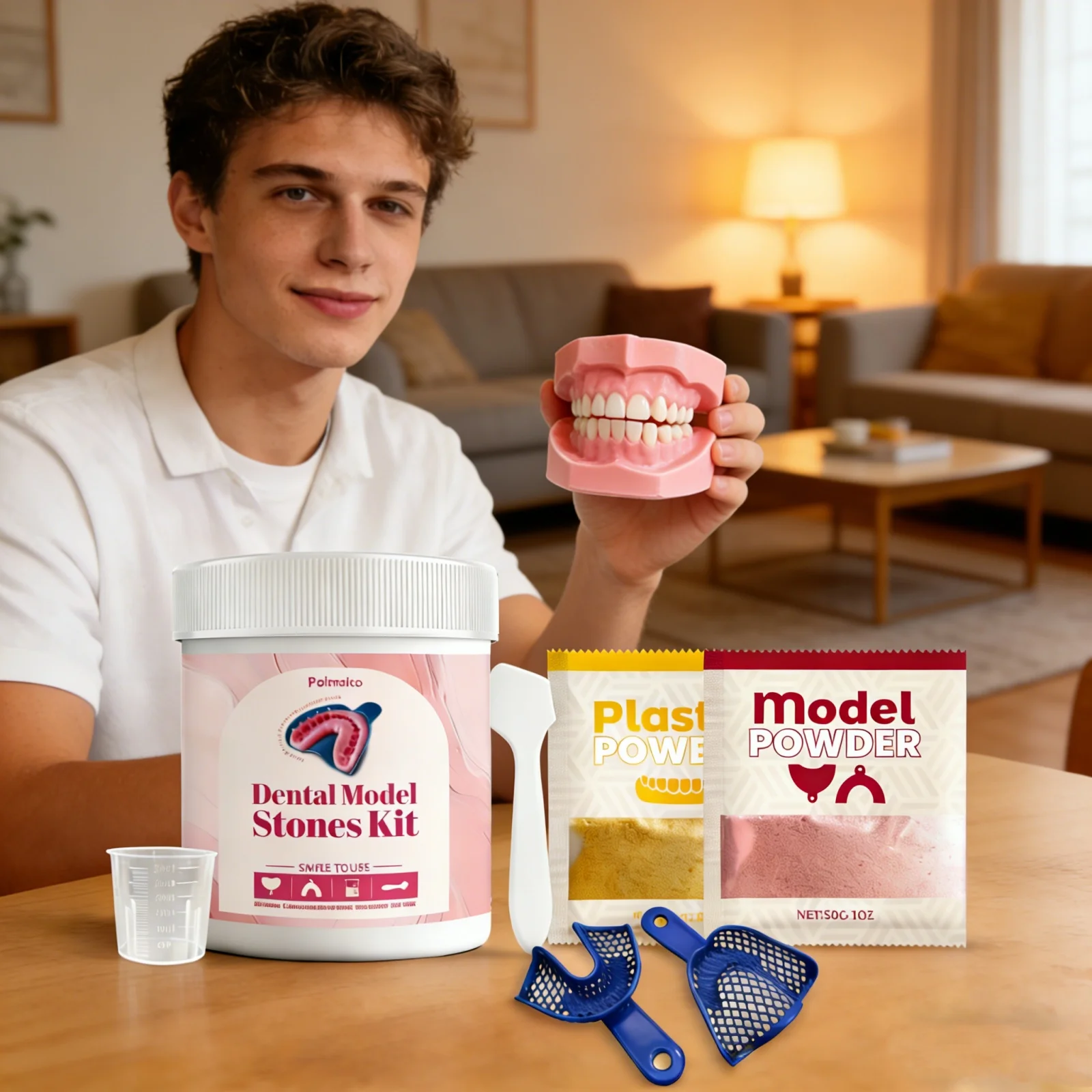 

Набор для создания зубных моделей: гипс для зуботехнических лабораторий, мелкодисперсный, для обучения, стандартный набор для литья, для самостоятельного изготовления зубных протезов