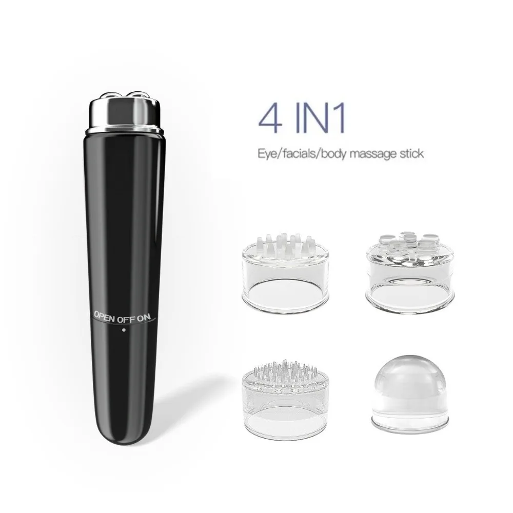 

New 4 In 1 Electric Facial Massager Micro Vibration Mini Eye Beauty Instruments ABS Portable Eye Massage