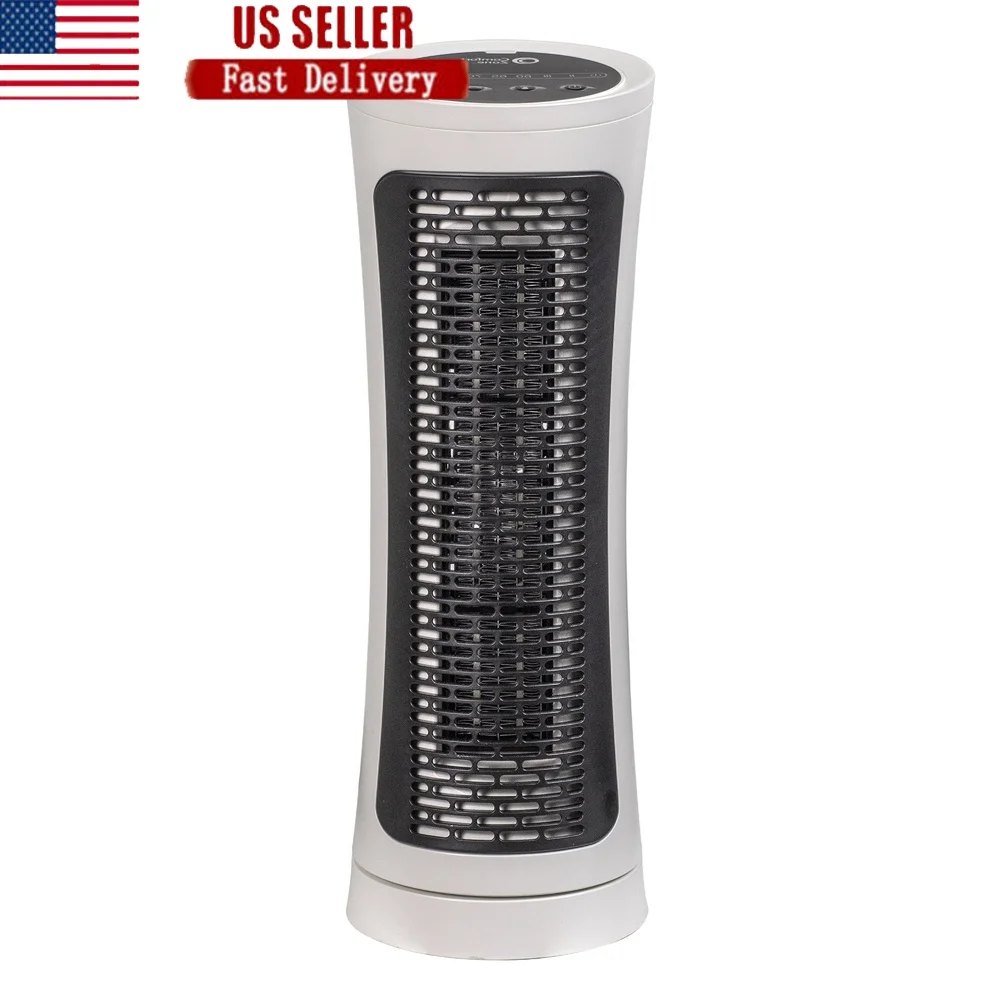 

Керамический обогреватель 1500 Вт, портативный электрический внутренний осциллирующий обогреватель, регулируемые настройки тепла, энергоэффективный наконечник