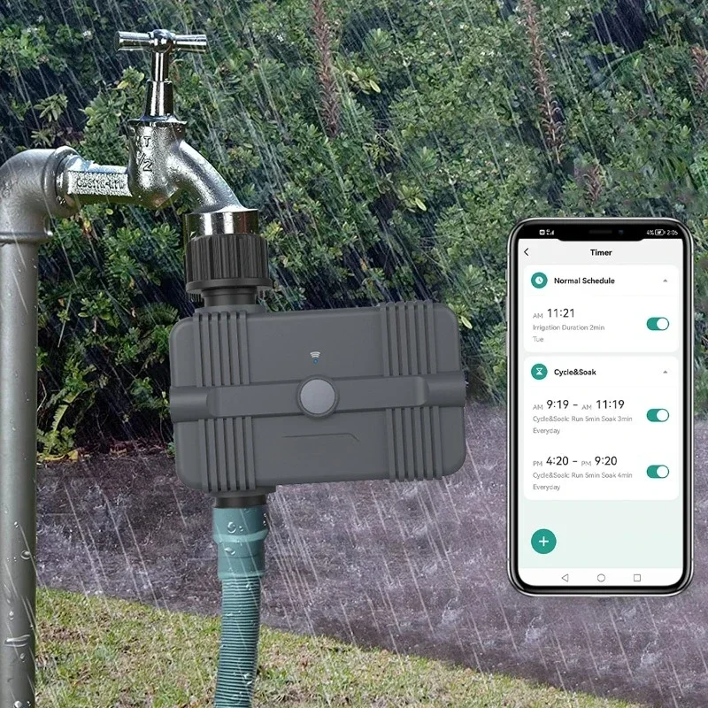 

Smart Life Intelligent Automatic Water Timer Pump Sprinkler Drip irrigation controller for garden agriculture