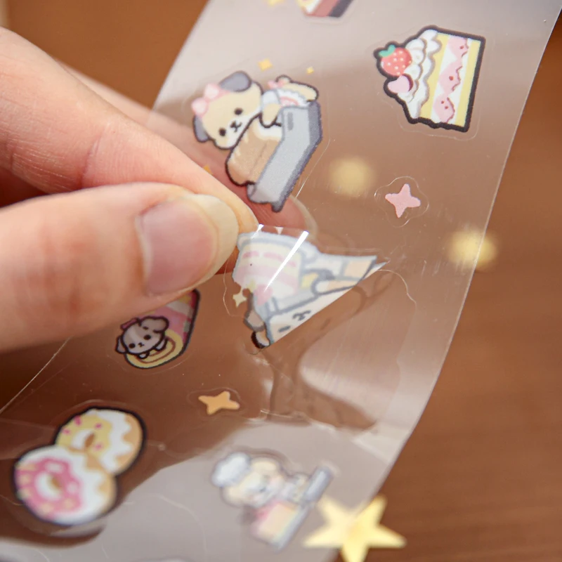 

2m/Roll Cartoon Pet Theme Washi Tape Cute Sticker Decorative Collage Adhesive DIY Scrapbooking Hand Made Masking Tape Stationery