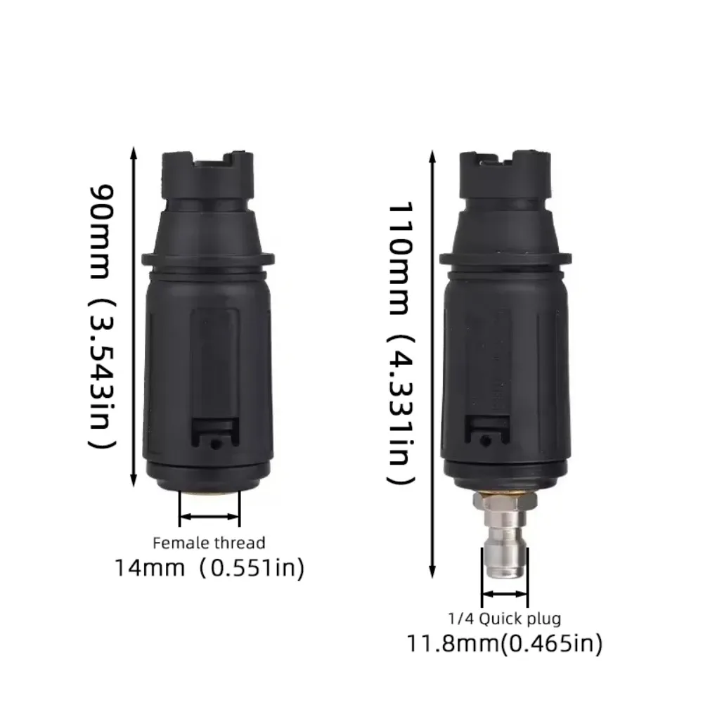 Car Wash Pressure Washer Nozzle Duckbill Adjustable Fan Spray Gun 3000PSI High Pressure Quick Connect Fitting Angle Adjustable image 5