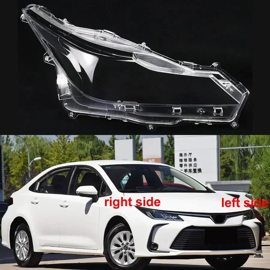 

For Toyota Corolla 2019 2020 2021 Front Headlight Shell Headlamp Cover Transparent Lens Plexiglass Auto Replacement Parts