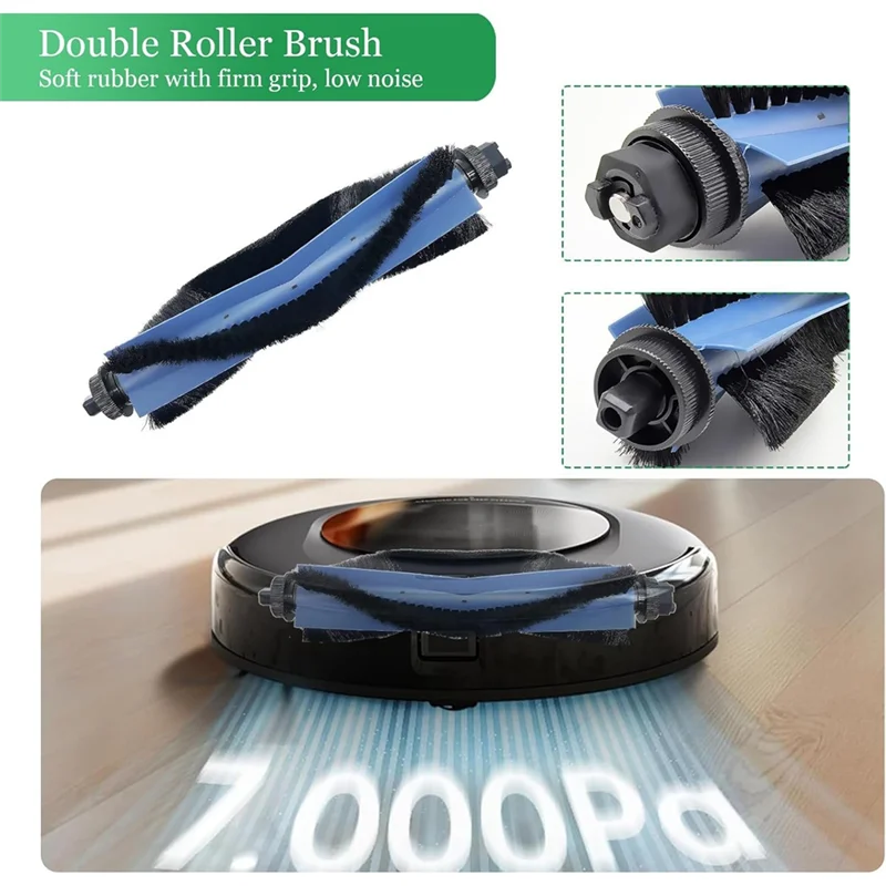 

Accessory Set For Eufy Omni C20 Vacuum Cleaner Replacement Part Main Side Brush Hepa Filter Mop Cloth Dust Bags