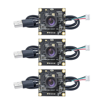 B04B-3-Pack OV9732 Camera Module, 100 Degree FOV, 720P 30Fps For Autodarts Io, PCB Size 32X32mm, With 1M Cable