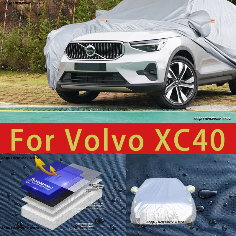 

For Volvo XC40 Car protective cover, sun protection, cooling protection, car clothing, car paint protection auto