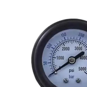 Diving Tank Pressure Monitor 5000 psi 350 bar Analog Gauge with G5/8 Thread and Fitting for Scuba Air Cylinders