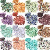 Natural Stones Gravel Crystals Chips Quartz Reiki Healing Tumbled Agate Mineral Gems Specimen Aquarium Fish Tank Home Decoration