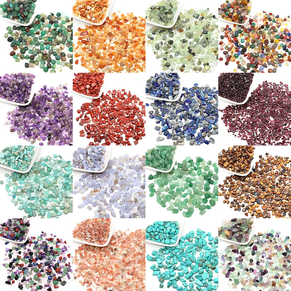 Blue Turquoise Gravel Natural Stone Healing Crystal Chip Quartz Tumbled Mineral Gem Specimen Aquarium Tank Home Decor DIY Crafts