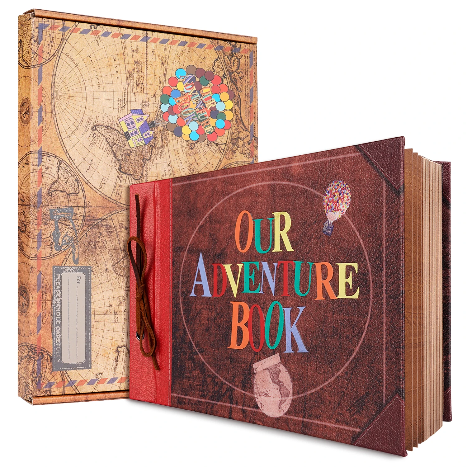 

Our Adventure Book 80 Page DIY Handmade Photo Album Scrapbook Retro Kraft Album Anniversary Wedding Memory Book Mothers Day Gift