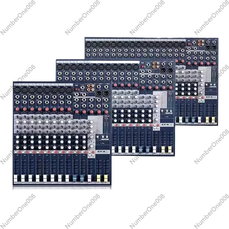 Soundcraft EFX8/EFX12/EFX16/EFX20 Professional Mixer, Built-in 24-bit Lexicon Effects for Stage/Studio, 8/12/16/20-Channel