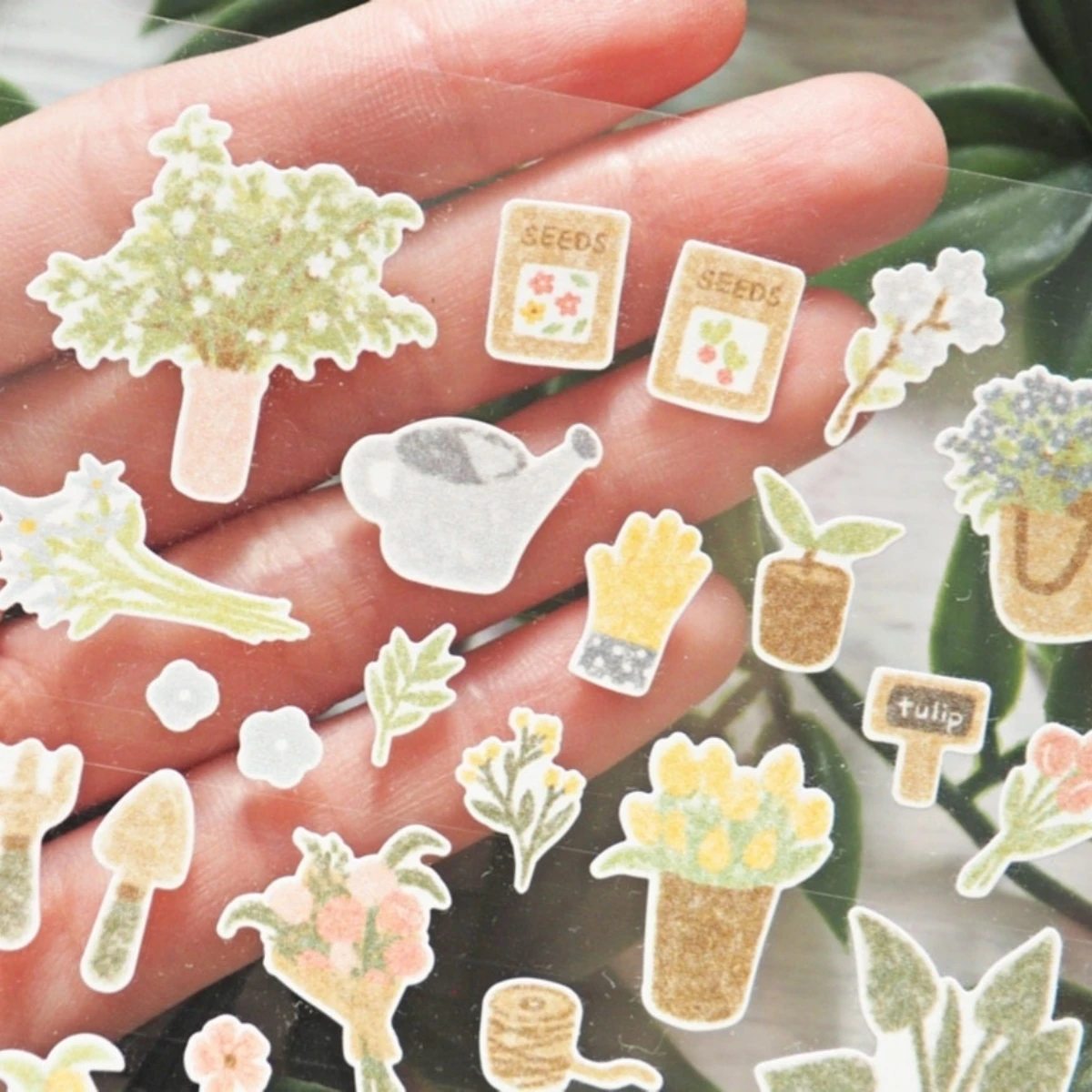 Sudé-pegatinas de papel de ramo de flores frescas de marca de importación coreana, álbum de recortes, diario de bricolaje, papelería, pegatina