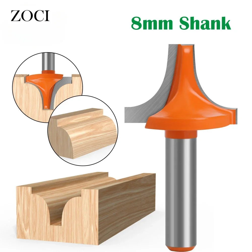 8mm Shank Router Bit Bottom Cleaning Cutter Engraving Machine Accessories Milling Cutter Router Bits Woodworking Carving Tools