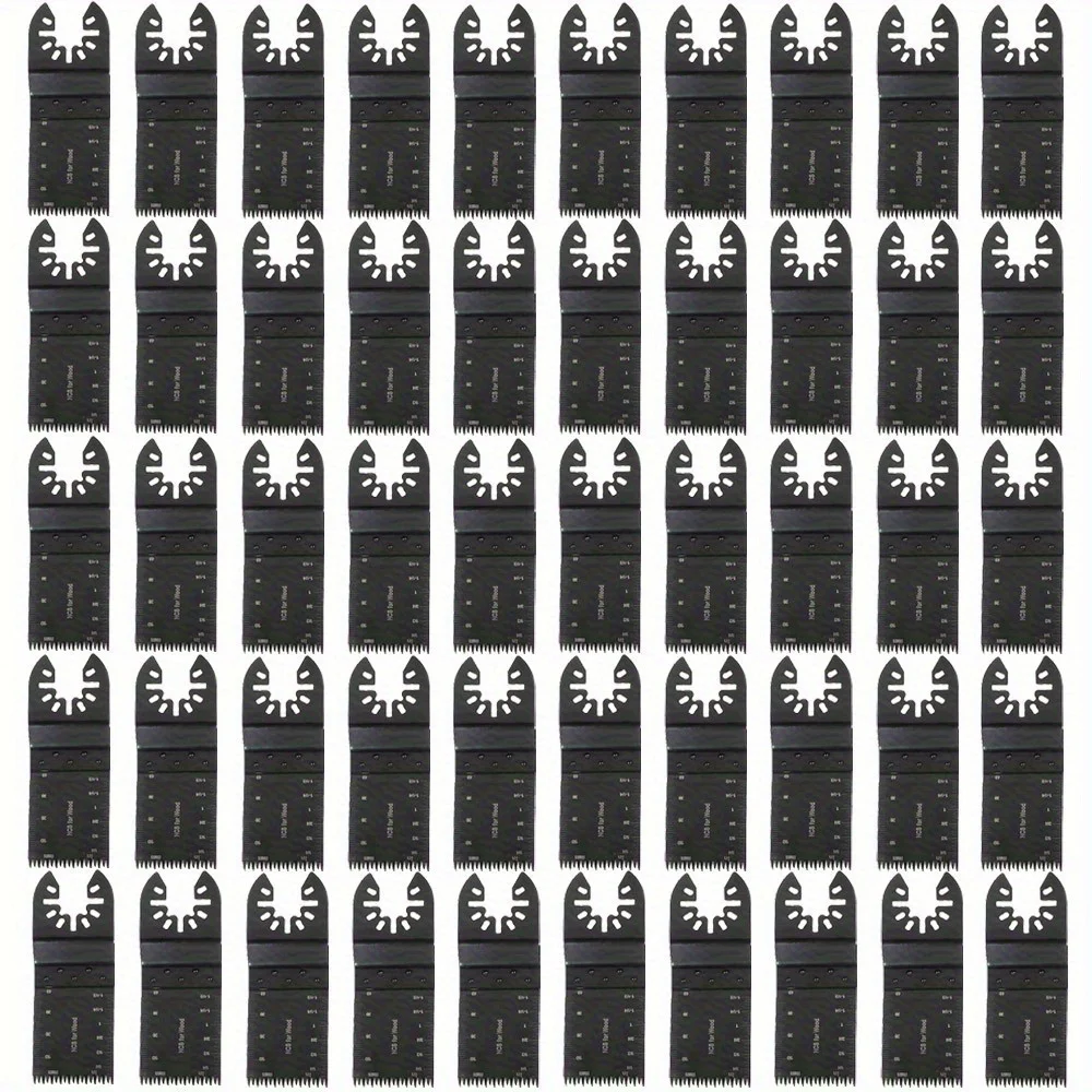 

1-3/8" Precision Tooth Oscillating Multi Tool Saw Blades Black For BOSCH 50 Pack