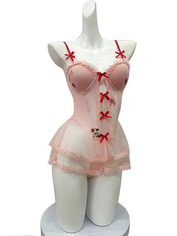 エレガントでセクシーなレディース向け、シアーメッシュストラップのホローセクシードレス、花柄プリント、バックレス、深いVネック、ホローアウト、ボウ付きノースリーブドレス DM4W