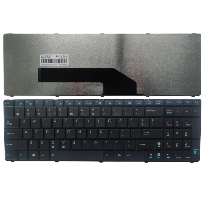 US laptop keyboard FOR ASUS X50A X50AF X51 F52 F52A K51 K51AC K51AE X66 X70AB X70AC X70SR X70S X70IL PRO5DIJ 04GNVK5KRU01-2