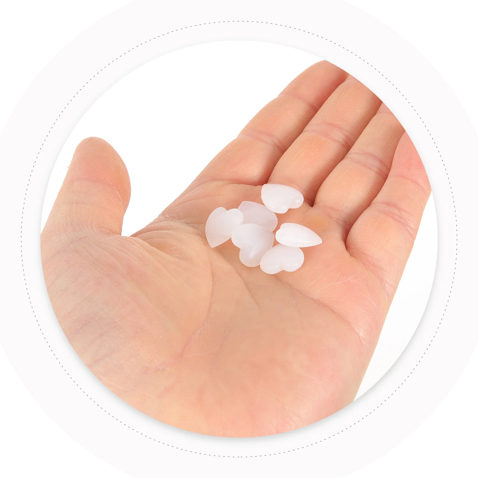 

10Pcs Glasses Anti Slip Grips Heart Shaped for Eyeglasses Sunglasses Secure Fit Without Sore Ears