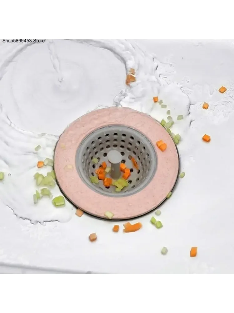 مصفاة حوض سيليكون للمطبخ ، حشوات شبكة المرشح ، الشعر والجوستين ، إكسسوارات المطبخ ، غربال سيليكون #5