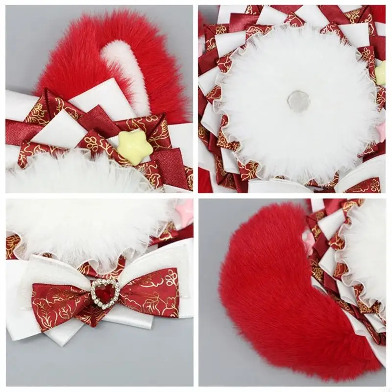 Schöne Füchse Abzeichen Display Basis handgefertigte Abzeichen Pins Tablett Plüsch Brosche Halter