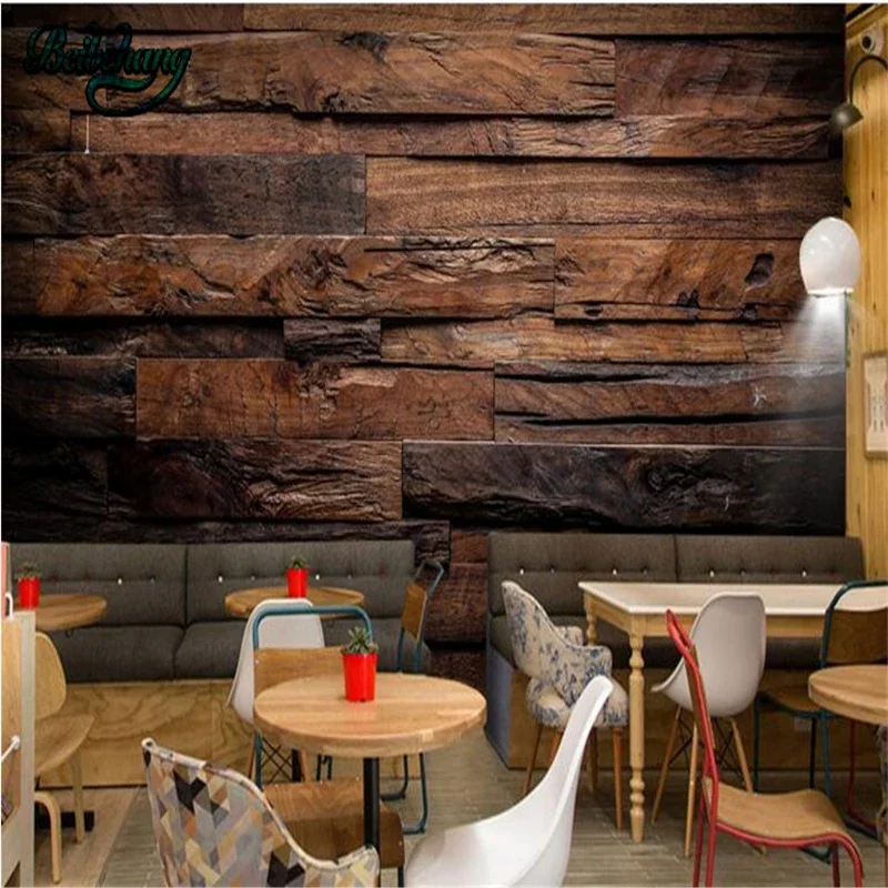 

Custom wallpaper 3d mural personality wood cross section wood grain annual ring texture background wall Wooden Cropped Wallpaper