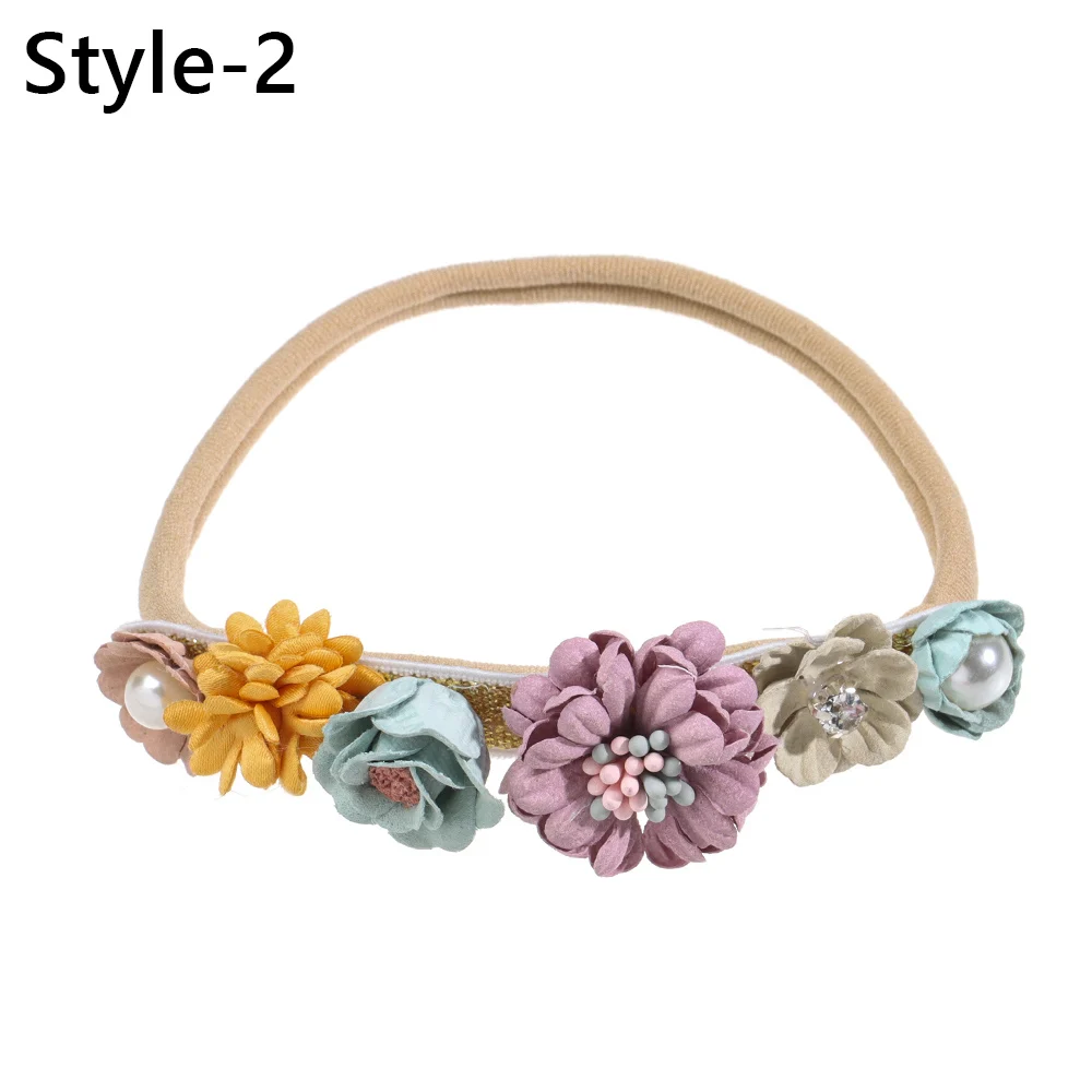 

Hair Accessories Newborn Barrettes Hair Decor Flower Headband Hair Clips Petals Hairpins