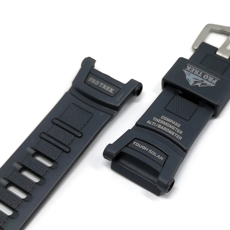 Resin Rubber Watch Strap For Casio G-Shock PRG-130 PRW1500 PRW-1500 PRG130 PRG-130Y Replace Band Men Sport Watchband Accessories