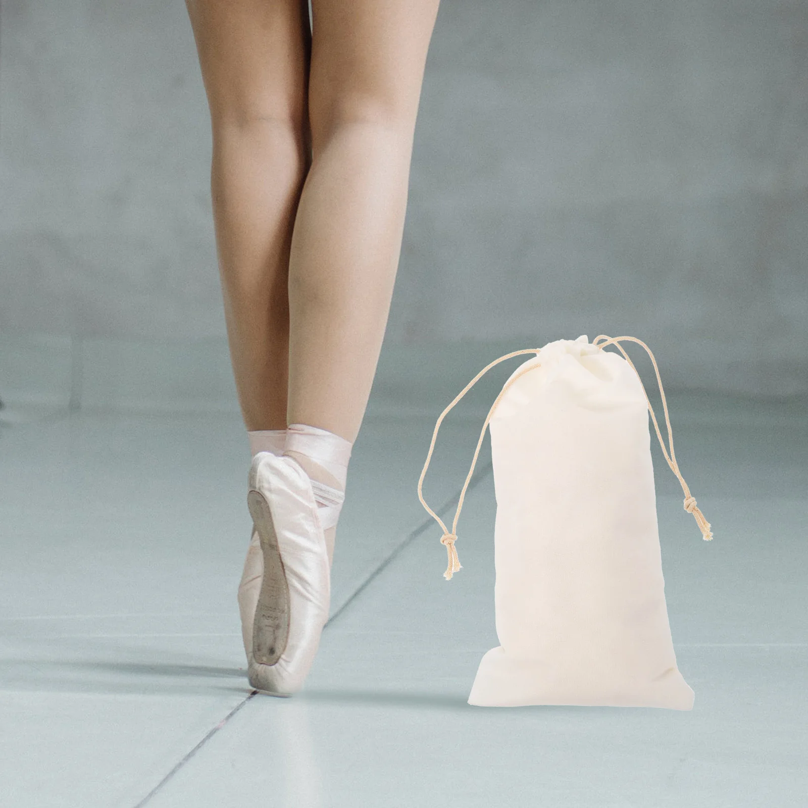 

Drawstring Dance Shoe Storage Bag Soft Lint Waterproof Organizer Compact Lightweight for Ballet Sports Shoes Storage Bag