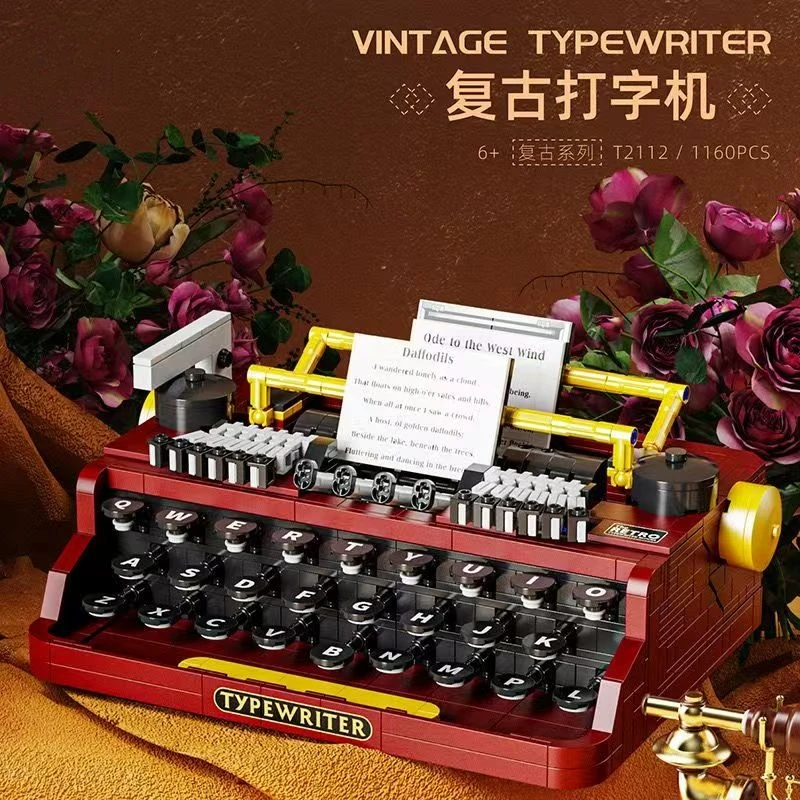 751PCS nostalgische en retrocamera, radio, slingerklok, printer, modelmontage, speelgoed en ornament