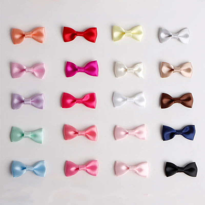 50Pcs present bow Ribbon Bows For Christmas Bows Gift Craft Wedding Party Sewing DIY Decorations