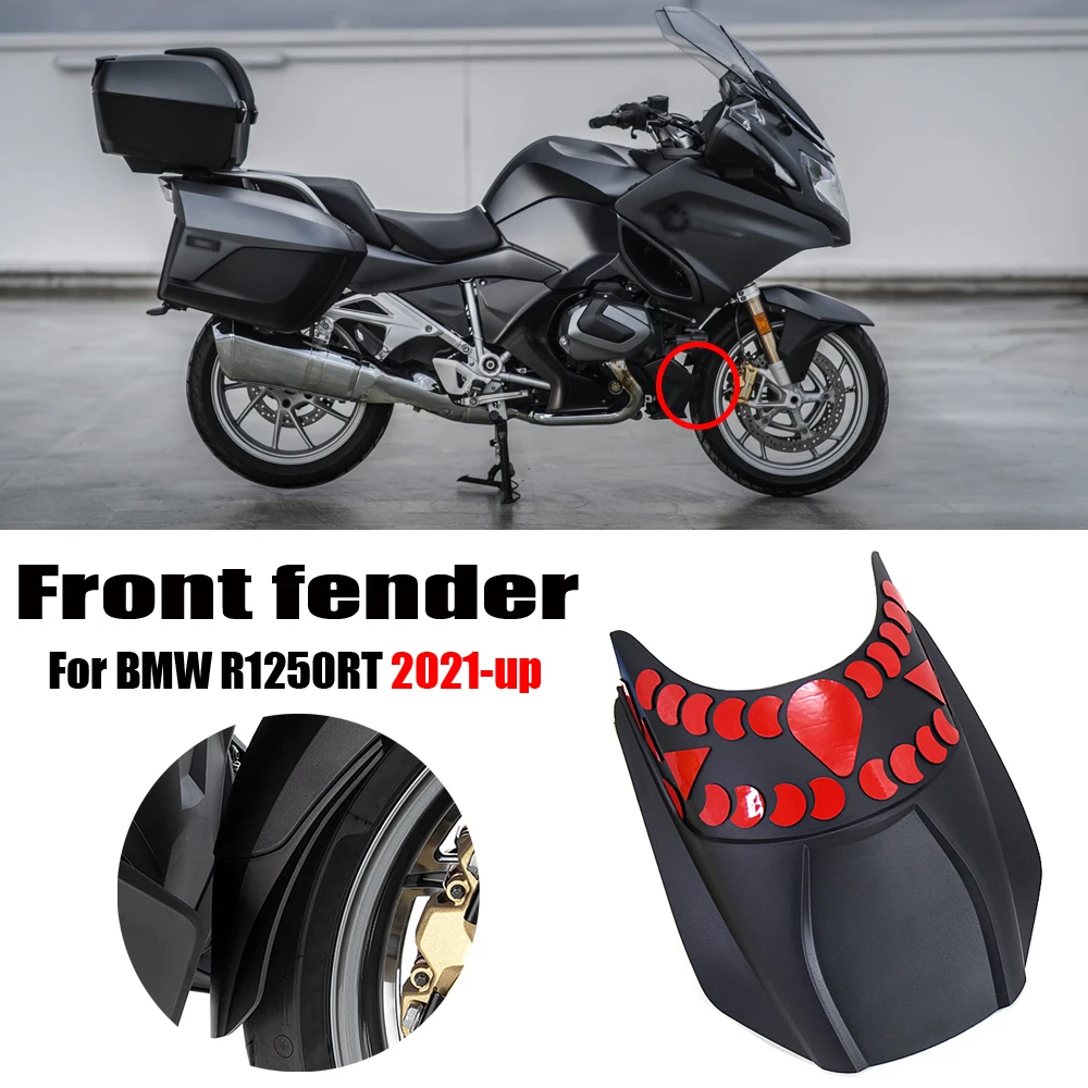 

New For BMW R1250RT R 1250 RT r1250rt Motorcycle Accessories Front Fender Mudguard Extender Hugger Extension Refit 2021 2022