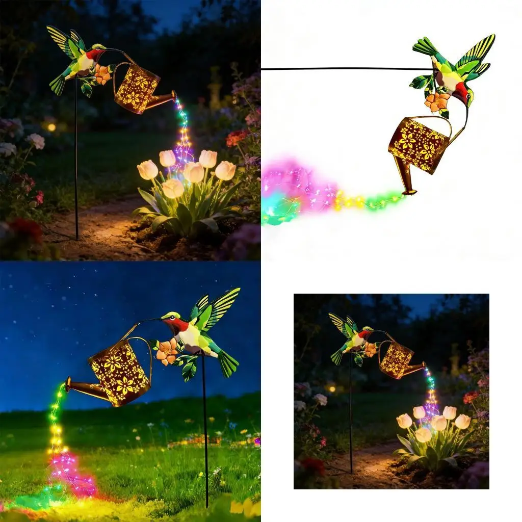 

Beautiful Sun Energy Yard Piece With Bird And Liquid Function D2RD