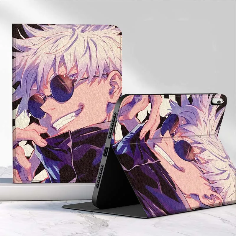 Satoru Gojo Anime For iPad Pro Air Mini 1 2 3 4 5 6 7 7th 8th 9th M2 10.2 9.7 10.5 10.9 11 12.9 13 Inch Tablet Case