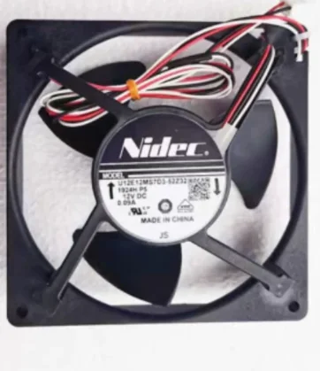 For U12E12MS1D3-52 ultra quiet refrigerator cooling fan nidec