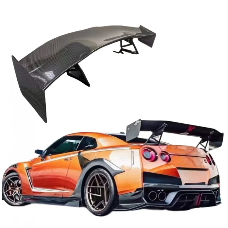 

High Quality Black Carbon Fiber Rear Trunk Spoiler Universal Car Styling Accessories