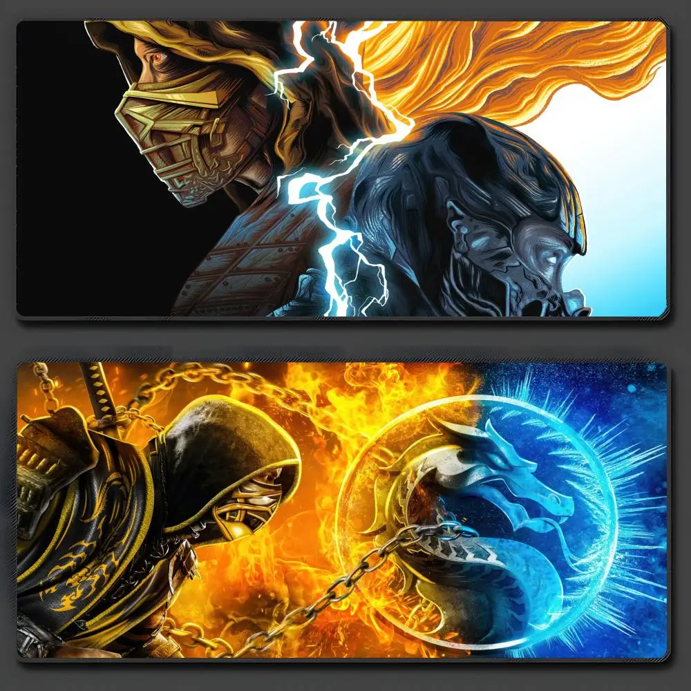 

Gamer Mortal Kombat Mouse Pad Large Anti-Slip Rubber Gaming MousePad Durable Desk Pad Thick Seam Edge Suitable For Office And Ga